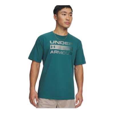Under Armour 1329582 Team Issue Wordmark Yeşil Erkek T-Shirt 