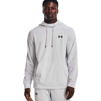 Under Armour 1373353 Ua Armour Fleece Hoodie Gri Erkek Sweatshirt - 1