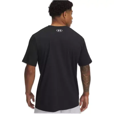 Under Armour 1376830 Ua Camo Chest Stripe Ss Siyah Erkek T-Shirt - Under Armour (1)
