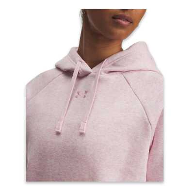 Under Armour 1379500 Ua Rival Fleece Hoodie Sweat Pembe Kadın Sweatshirt - Under Armour (1)