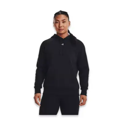 Under Armour 1379500 Ua Rival Fleece Hoodie Sweat Siyah Kadın Sweatshirt - 1