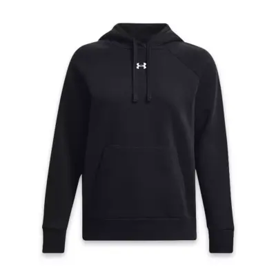 Under Armour 1379500 Ua Rival Fleece Hoodie Sweat Siyah Kadın Sweatshirt - 4