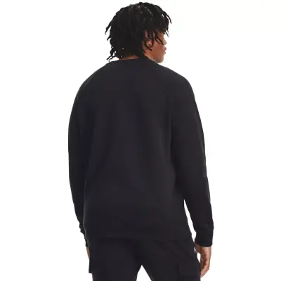 Under Armour 1379755 Ua Rival Fleece Crew Siyah Erkek Sweatshirt - Under Armour (1)