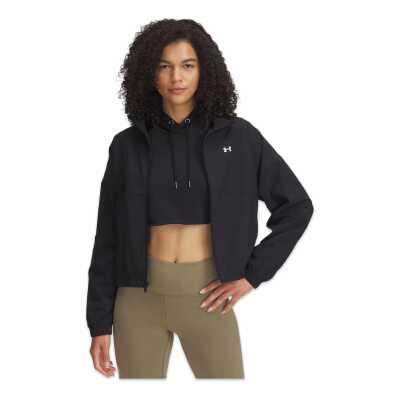 Under Armour 1389631 Ua Rival Woven Jacket Siyah Kadın Ceket - 1