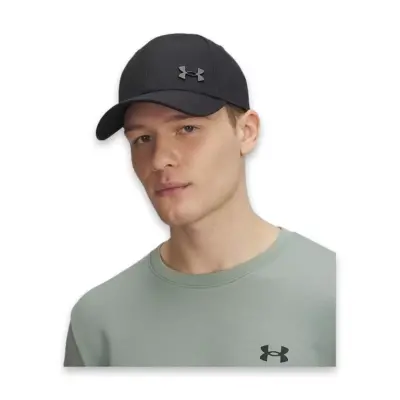 Under Armour 1389695 M Essential Low Metal Adj Siyah Erkek Şapka - Under Armour (1)