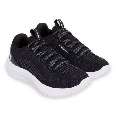 Under Armour 3028076 Ua Dynamic 2 Günlük Siyah-Beyaz Erkek Spor Ayakkabı 