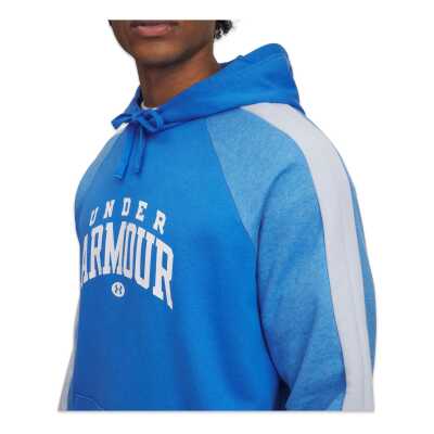 Under Armour 6003958 Ua Rival Flc Cb Hoodie Mavi Erkek Sweatshirt - Under Armour (1)