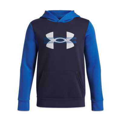 Under Armour 6004994 Ua Rival Flc Cblck Grphc Hd Mavi Çocuk Sweatshirt - Under Armour (1)