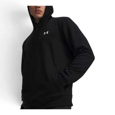 Under Armour 6010861 Flex Fleece Hoodie Siyah-Beyaz Erkek Sweatshirt - 3