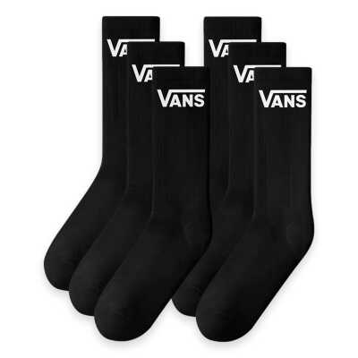 Vans Vn000Qcb Classic Crew X 6 Socks Siyah Unisex Çorap - 1
