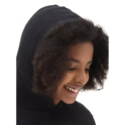 Vans Vn0A5Atn Gr Flying V Hoodie Girls Siyah Kadın Sweatshirt - Vans (1)