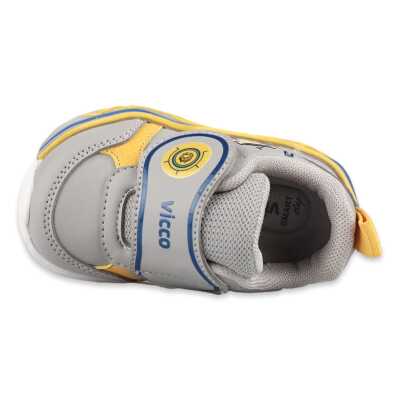 Vicco 346.B26K.127 Root Bebe Işıklı Günlük Gri Çocuk Spor Ayakkabı - 3