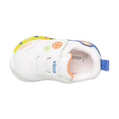 Vicco 346.E26Y.102 Feti Işıklı Ilk Adım Beyaz Çocuk Spor Ayakkabı - 3