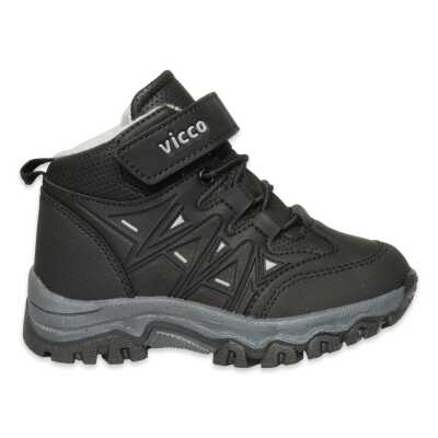 Vicco 869.P26K.264 Denali Patik Siyah-Beyaz Çocuk Bot 
