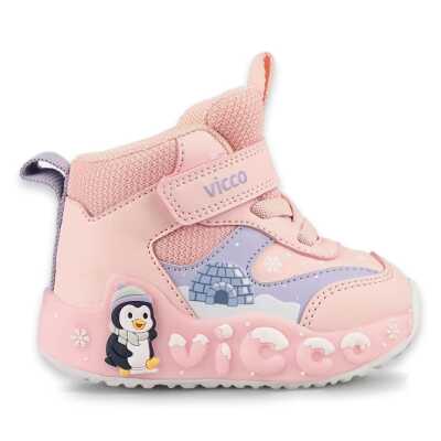 Vicco 946.B26K.253 Smash Işıklı Bebe Pudra Kız Çocuk Bot 